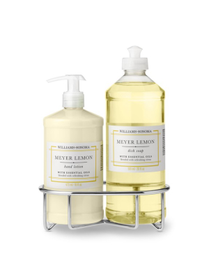 Williams Sonoma Meyer Lemon Lotion & Dish Soap, Classic 3-piece Set