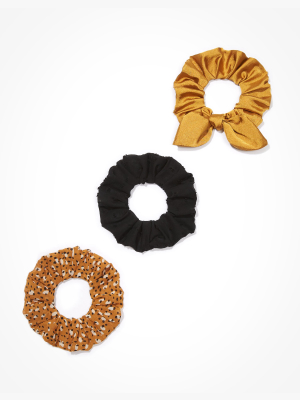 Aeo Leopard Bow Scrunchie