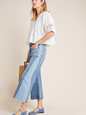 Citizens Of Humanity Heidi Ultra High-rise Cropped Wide-leg Jeans