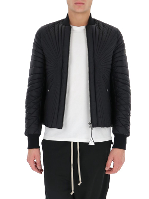 Moncler + Rick Owens Zipped Bomber Jacket