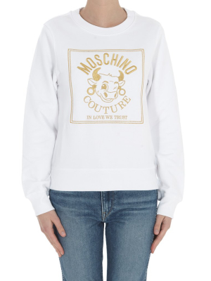 Moschino Graphic Embroidered Sweatshirt