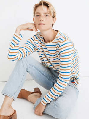 Madewell X Kule Striped Modern Long-sleeve Tee