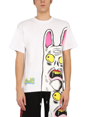 Gcds Rabbit Hole Print T-shirt