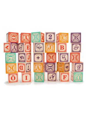 Uncle Goose Swedish Alphabet Blocks