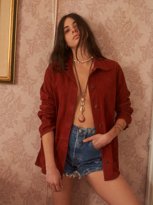 Maya Suede Shirt Jacket