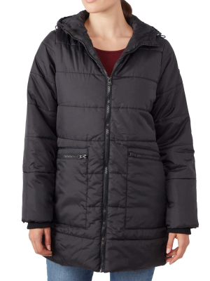 Modern Eternity Gianna 3 In 1 Maternity Hybrid Puffer Jacket