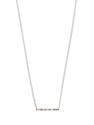 Petite London Baguette Bar Necklace