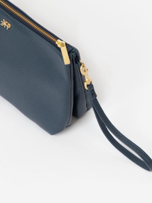 Navy Classic Zip Pouch