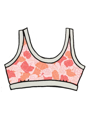 Bralette In Pink Carnation