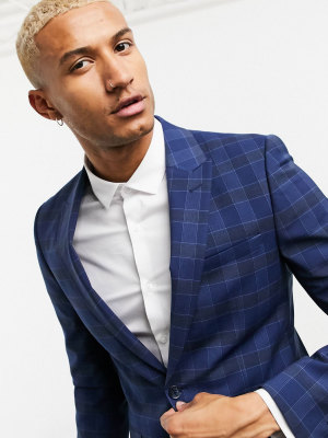 Shelby & Sons Slim Suit Jacket In Navy