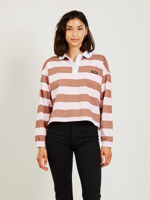 Easy Striped Longsleeve Polo