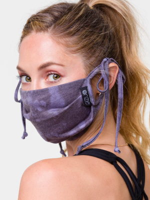 Mindful Masks Cotton Flow - Combat Camo/amethyst Tie Dye