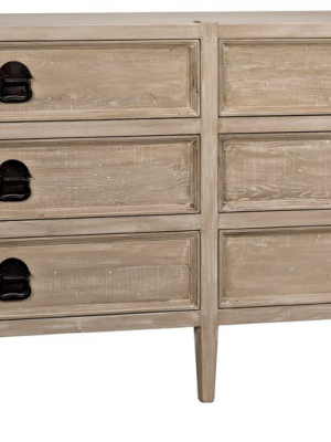 Cfc Reclaimed Lumber Lewis 6-drawer - Gray Wash