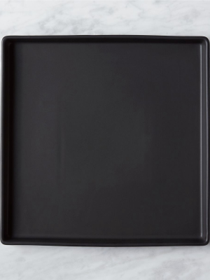 Bento Matte Black Square Platter