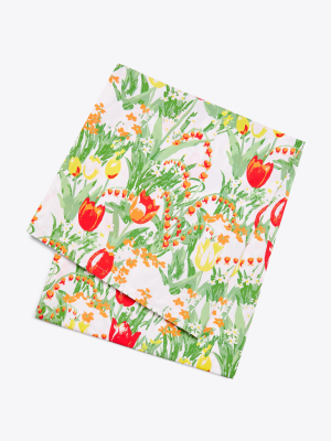 Garden Oblong Tablecloth, 126" X 70"