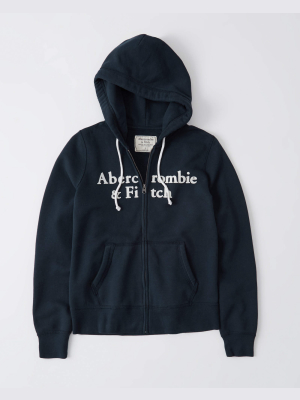 Full-zip Logo Hoodie