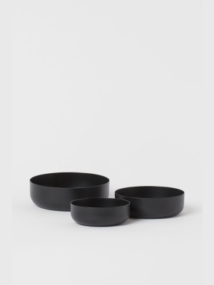 3-pack Metal Bowls