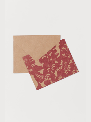 Card With Envelope