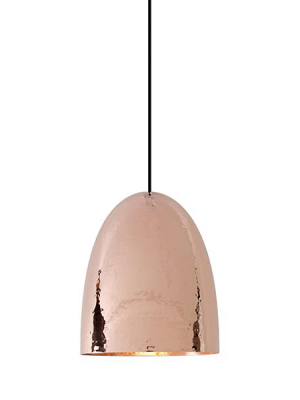 Stanley 3 Copper Pendant - Hammered Finish