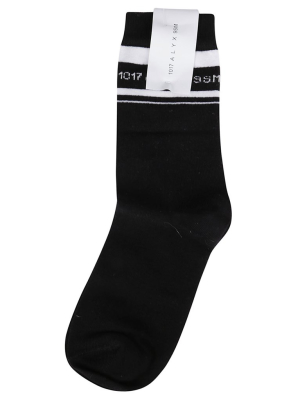 1017 Alyx 9sm Logo Intarsia Socks