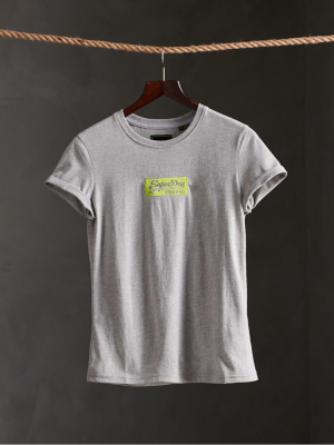 Micro Embroidered Box T-shirt