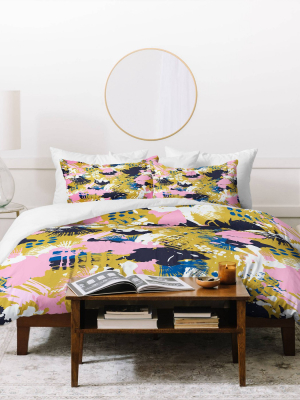 Marta Barragan Camarasa Abstract Brushstrokes Duvet Set - Deny Designs