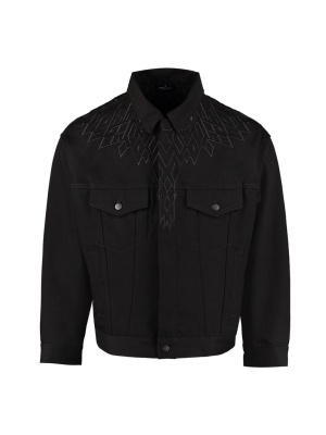 Marcelo Burlon County Of Milan Wings Embroidered Jacket