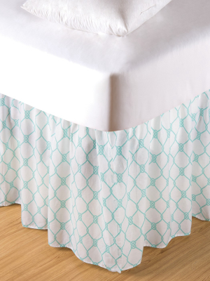 C&f Home Turquoise Bay Twin Bed Skirt