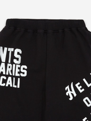 Aries X Nts Tutti Pazzi Sweatpant - Black