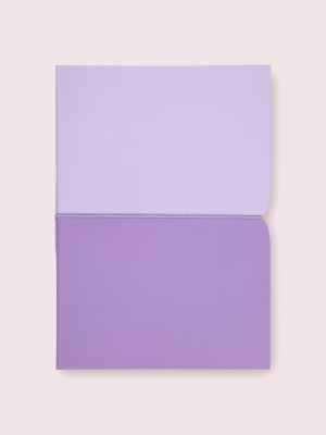 Lilac Plunge Notebook