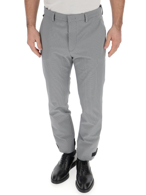 Prada Straight Leg Strap Cuff Trousers