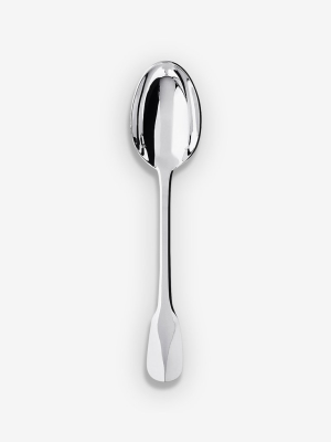 Vieux Paris Serving Spoon In Silver Plate By Puiforcat