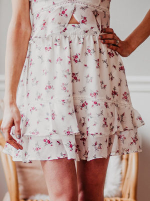 Poppy Floral Ruffle Skirt