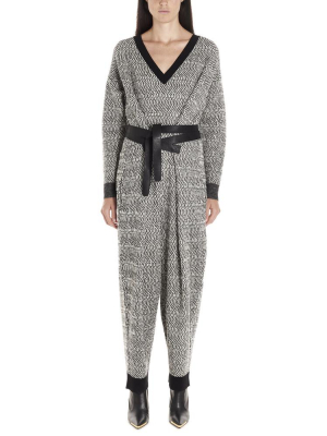 Stella Mccartney Knitted V-neck Jumpsuit