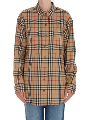 Burberry Vintage Check Oversized Shirt