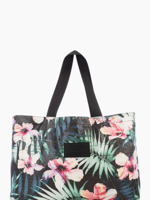 Aloha Hibiscus Palm Holo Holo Tote Final Sale