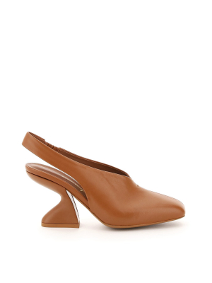 Salvatore Ferragamo F-heel Slingback Pumps