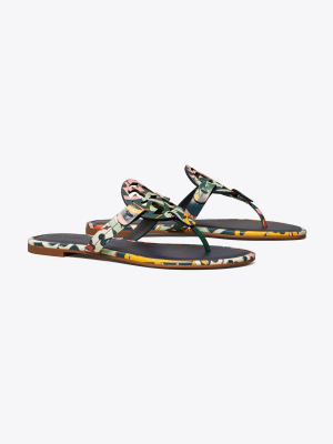 Miller Sandal, Printed Leather