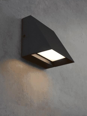 Pitch Single Outdoor Wall Sconce In Various Colors