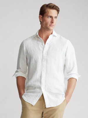 Linen Chambray Shirt- All Fits