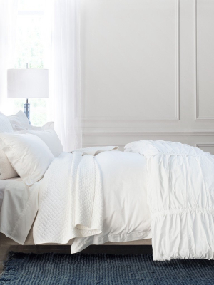 Soft White 400 Thread Count Sheet Set (fitted, Flat, & Pillow Cases)