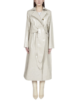 Saks Potts Luso Wide-belted Trench Coat