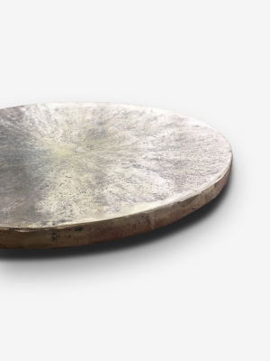 Segment 46 Plate In Polished Bronze By Michael Verheyden