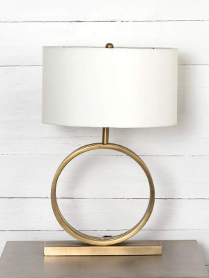 Laura Table Lamp, Antique Brass
