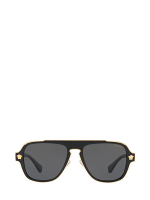 Versace Eyewear Square Frame Sunglasses