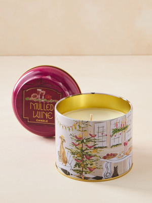 Holiday Tin Candle