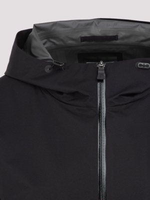 Herno Zipped Hooded Coat