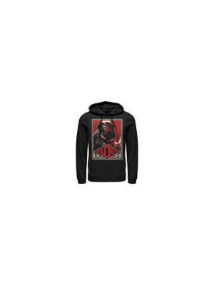 Men's Star Wars The Force Awakens Kylo Ren Poster Pull Over Hoodie