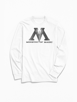 Harry Potter Ministry Of Magic Long Sleeve Tee