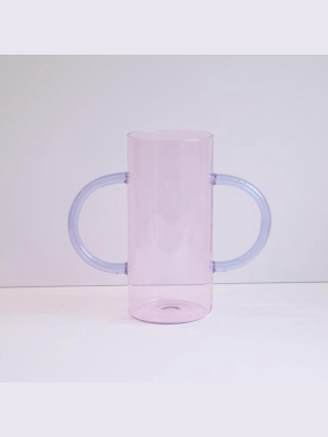 Handle Vase - Pink